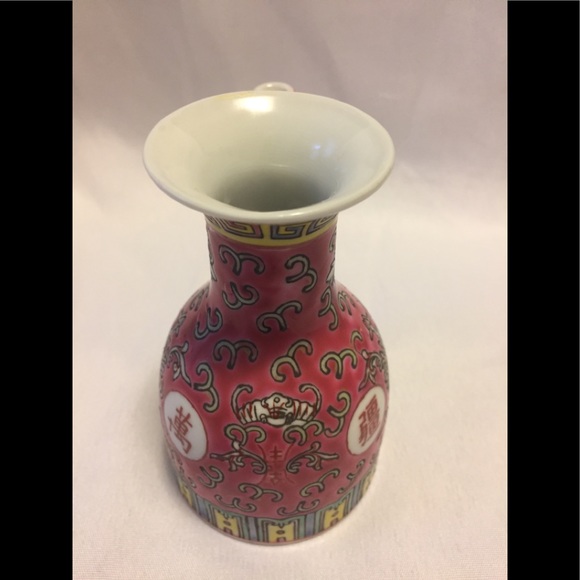 Red Mun enamel soy saucer mini decanter - Picture 7 of 10